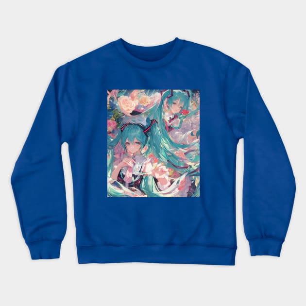 Hatsune Miku Crewneck Sweatshirt by Prossori